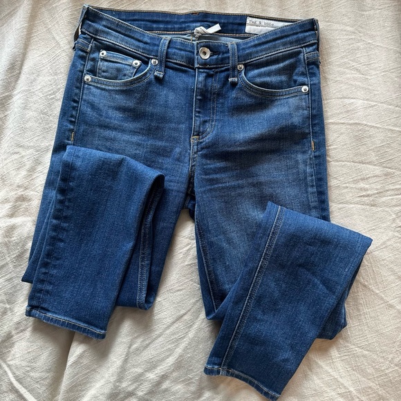 Rag and Bone Cate Mid Rise Ankle Skinny Jeans - Picture 7 of 7